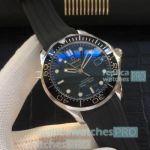 Copy Omega Seamaster James Bond Swiss 2824 Watch - Black Dial
